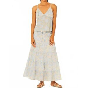 NEW BILA77 canyon crest maxi skirt in sandshell